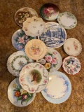 Miscellaneous decorated plates