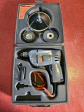 Black and Decker 1/4 cordless drill with accessories and case