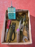 Flat of misc. tools