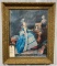 Antique painting and gold frame