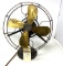 Antique GE fan with 4 brass blades, works