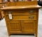 Antique oak commode