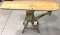 Antique combination chair and ironing board