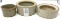 Three crock bowls