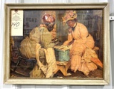 Antique black Americana Painting