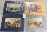 Four Civil War paintings