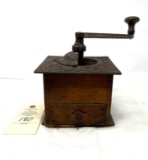 Antique coffee grinder