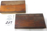 Two copper printing plates