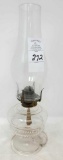 Antique glass finger lamp