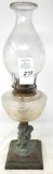 Antique oil lamp