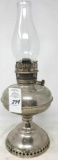 Rayo nickel plated oil lamp