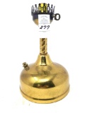 Heavy brass lamp base