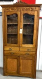 Antique oak kitchen cupboard