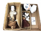 Bisque and china dolls