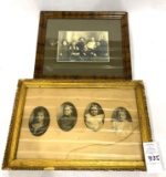 Two antique framed photographs