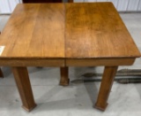 Antique 5 leg wood table