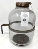 Antique sugar jar for a cupboard