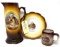 The Hunter Mercantile Company Farmington New Mexico pitcher, plate and mug