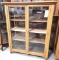 Oak 4 Shelf Vertical Showcase