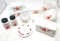 Vintage set of McKee kitchenware with red boat