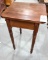 Small square walnut parlor table