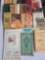 Many small advertising books and literature