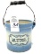 Handled blue and white butter crock