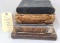 Four antique bibles