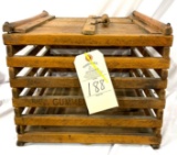 Gummer wooden egg crate