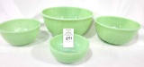 Four fire king bowls