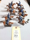 Ten Union Cavalry horse and Riders