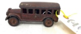Cast iron toy bus