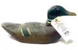 Antique wooden duck decoy