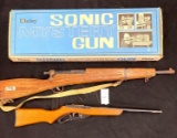 Daisy Gun empty box, Parris-Dunn Pla-Gun, Kadee Trainer Rifle