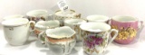 Hand painted shaving mugs some Germany