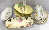 Hand painted serving dishes