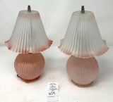 Two boudoir lamps