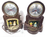 Two master crafters clock and radio company clocks