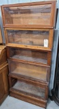 5pc Stackable Barrister Bookcase