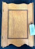 Wooden medicine cabinet