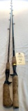 Bass Pro XTR70MT 6 ft and G Loomis 5 ft 6in IMG fishing rods