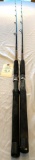 Two Shakespeare Ugly Stik fishing rods