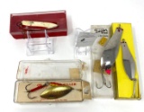 Mepps, Doctor Spoon and Dardevle Lures