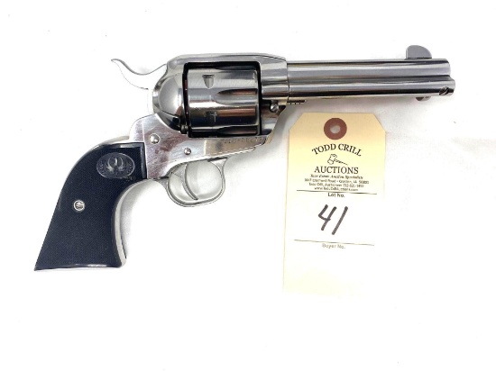 Ruger New Vaquero .357 Mag. Revolver - Gloss Stainless