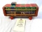 Vintage wooden wagon with wooden blocks