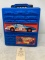 Vintage hot wheels case and cars