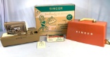 Vintage Singer sew-handy electric child?s size sewing machine with box