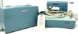 Vintage Sister Electric child size sewing machine in case