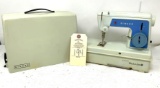 Vintage Singer Little Touch and sew sewing machine in case