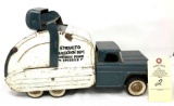Vintage Structo sanitation pressed steel garbage toy truck